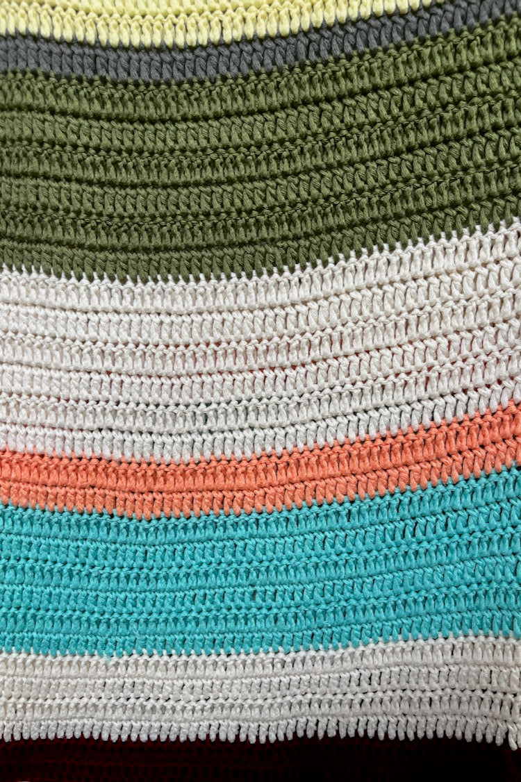 VRG GRL Mexi Summer Crochet Maxi Dress // Multi